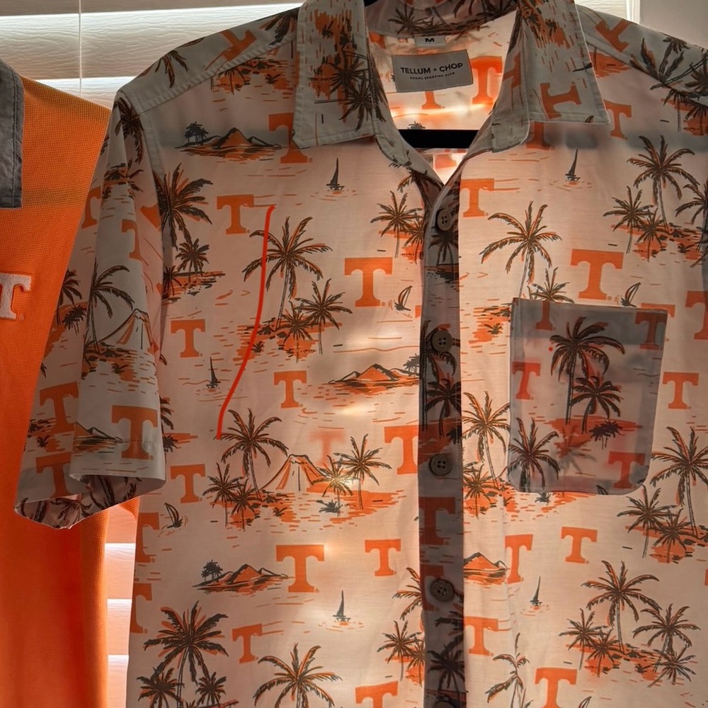 Tellum + Chop Tennessee Vols Vacation Polo Size Medium